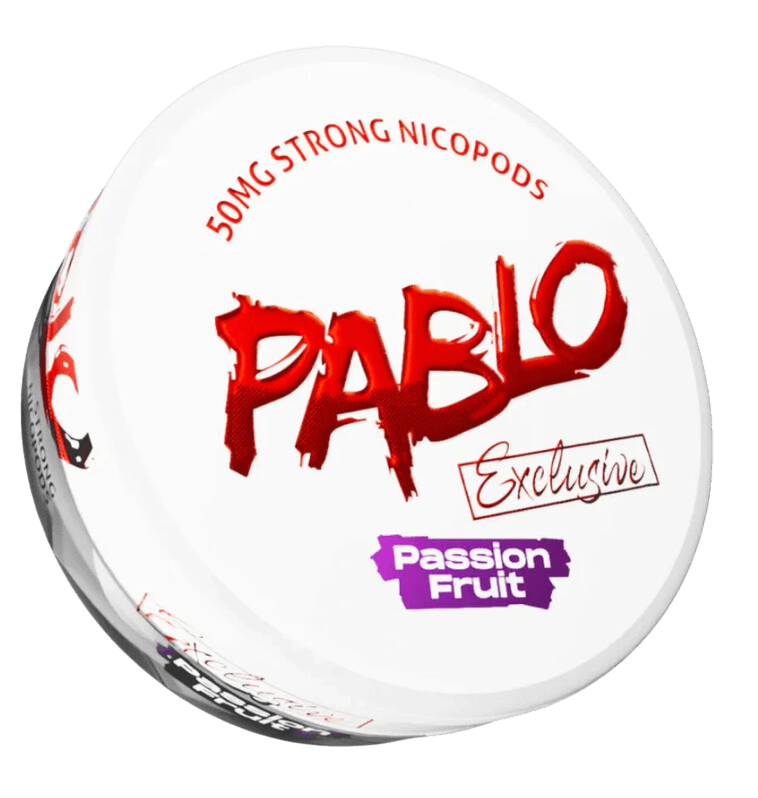 Pablo Passion Fruit Extreme Strong Nicotine Pouches Nicopods snus Asia Philippines