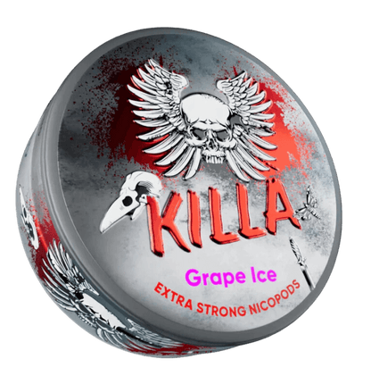 Killa Grape Ice Strong Nicotine Pouches Nicopods snus Asia Philippines