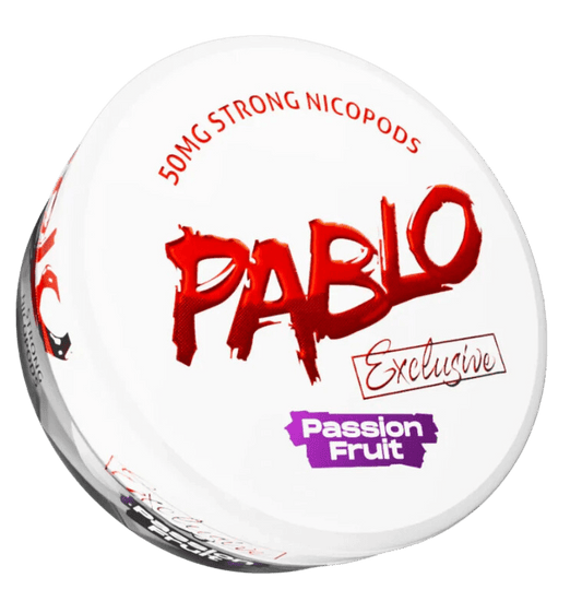 Pablo Passion Fruit Extreme Strong Nicotine Pouches Nicopods snus Asia Philippines