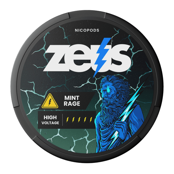 Buy ZEUS Mint Rage Nicotine Pouches - Fast Delivery - Shop Now – PouchKing